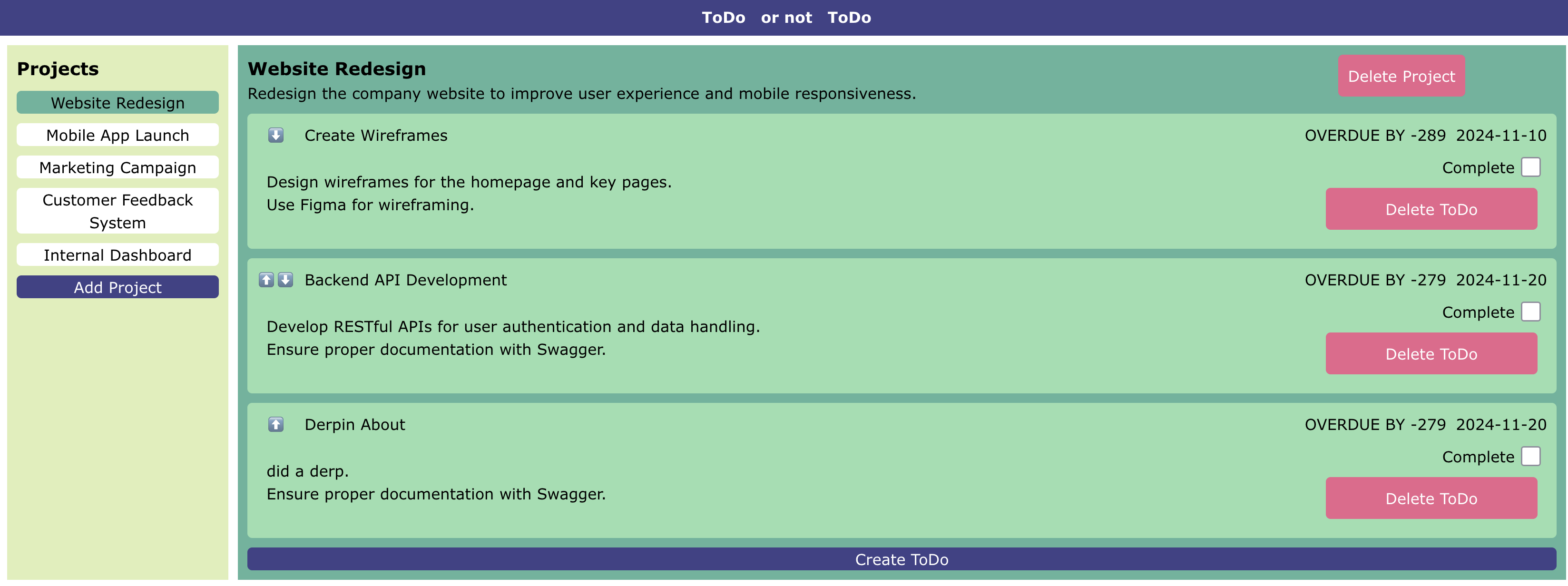 To-Do Screenshot
