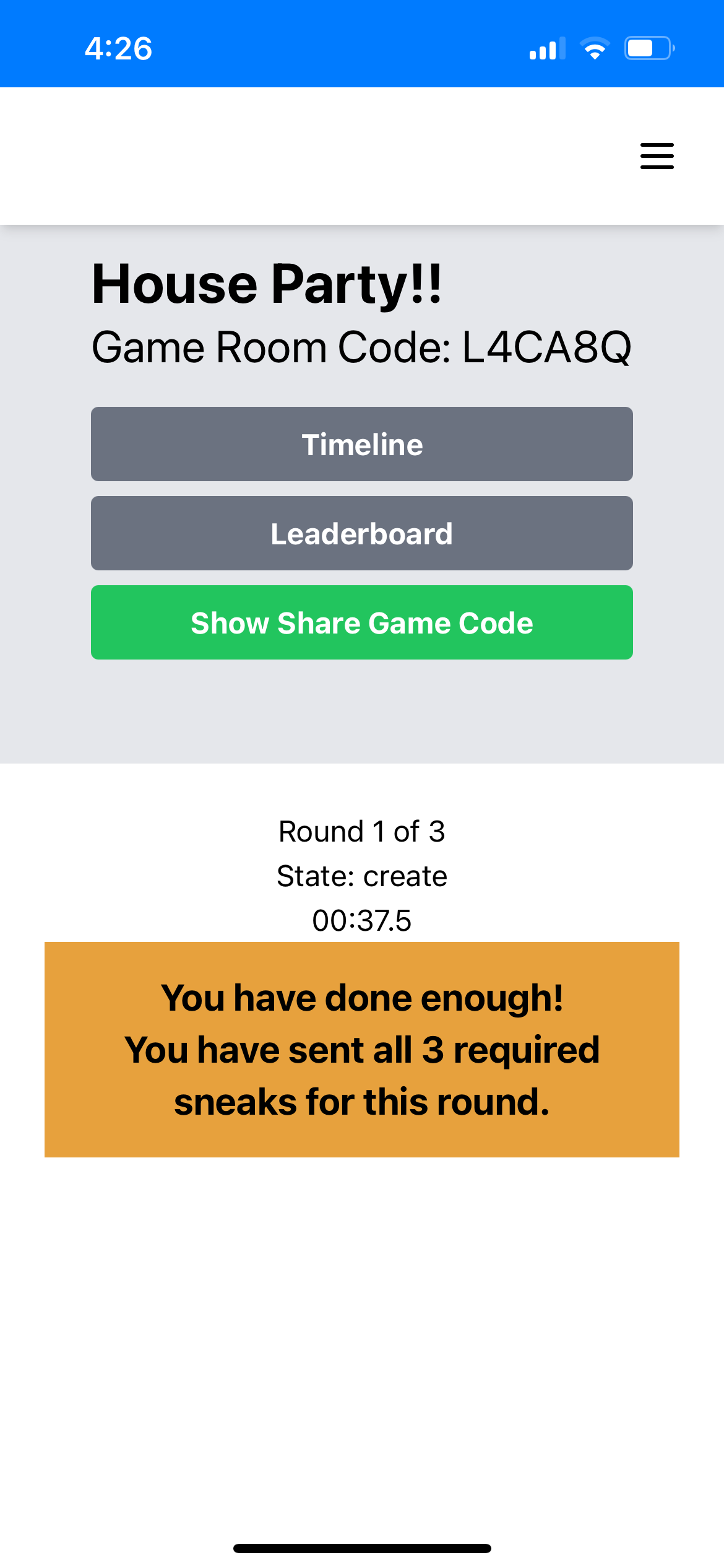 Project screenshot